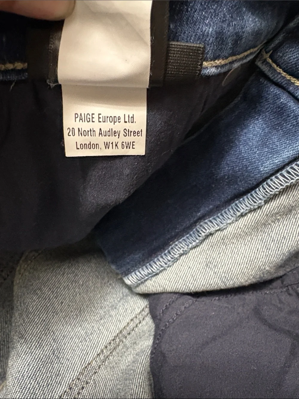 PAIGE Transcend Federal Slim Straight Jean Milburn Blue Men's 33 x 30 Stretch
